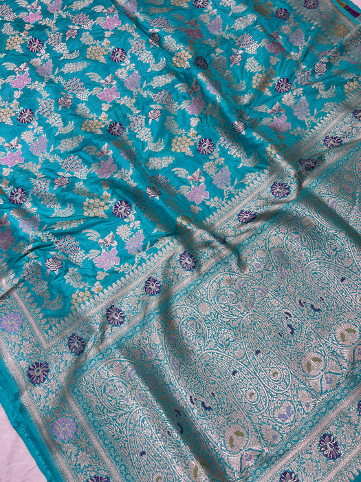 Pure Banarasi handloom katan silk saree