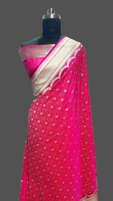 Banarasi mashru silk saree