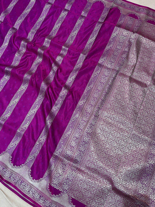 Banarasi mashru silk saree