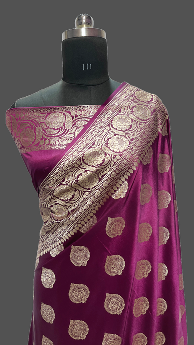 Banarasi mashru silk saree