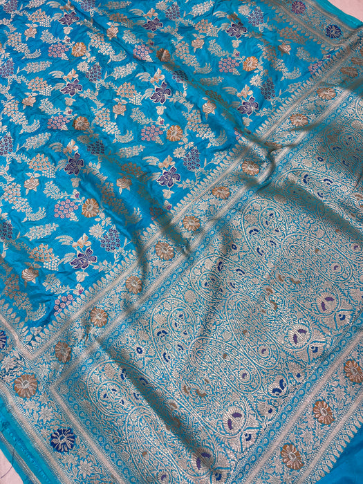 Pure Banarasi handloom katan silk saree