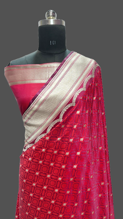 Banarasi mashru silk saree