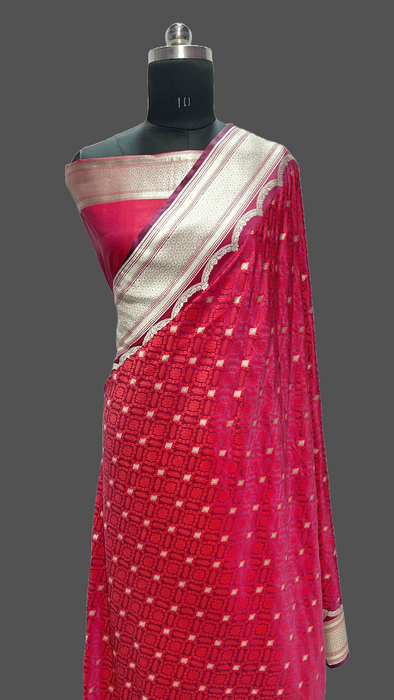 Banarasi mashru silk saree