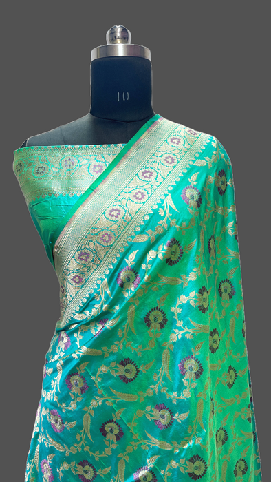 Pure handloom katan banarasi silk saree