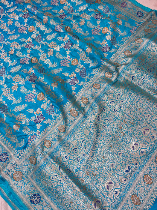 Pure Banarasi handloom katan silk saree