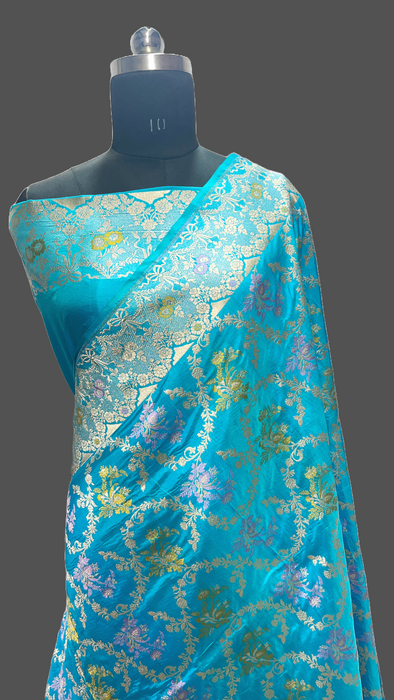 Pure banarasi handloom katan silk saree