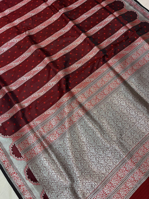 Banarasi mashru silk saree