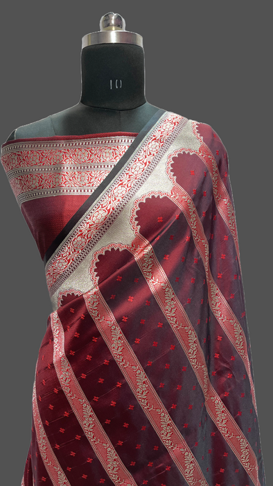 Banarasi mashru silk saree