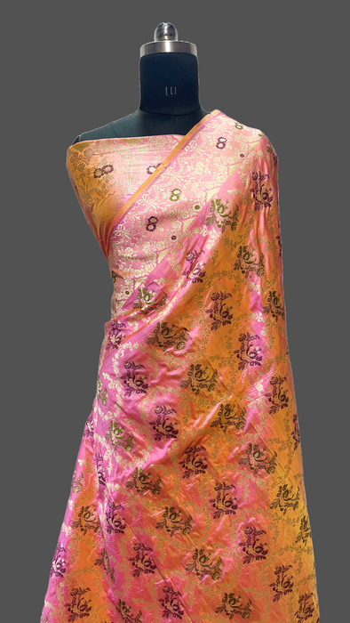 Pure banarasi handloom katan silk saree