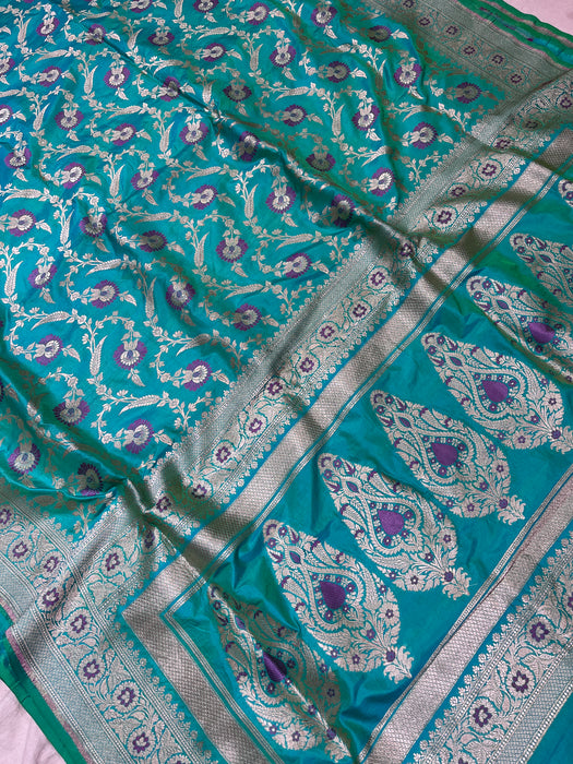 Pure handloom katan banarasi silk saree