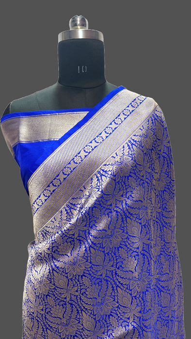 Pure Banarasi katan brocade silk saree