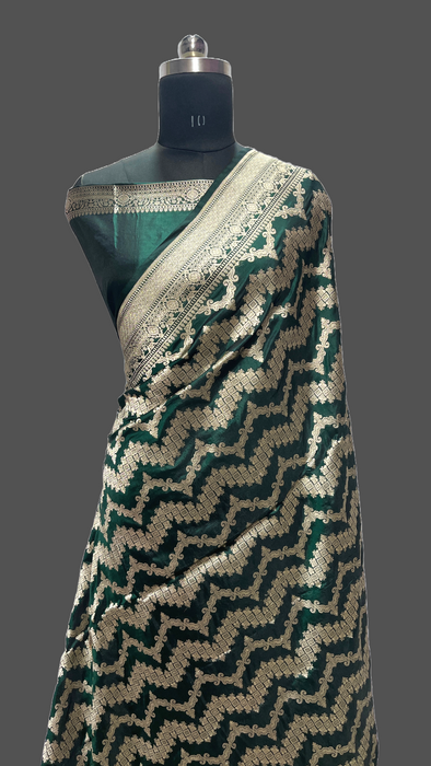 Pure Banarasi katan silk saree