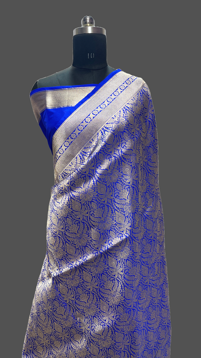 Pure Banarasi katan brocade silk saree