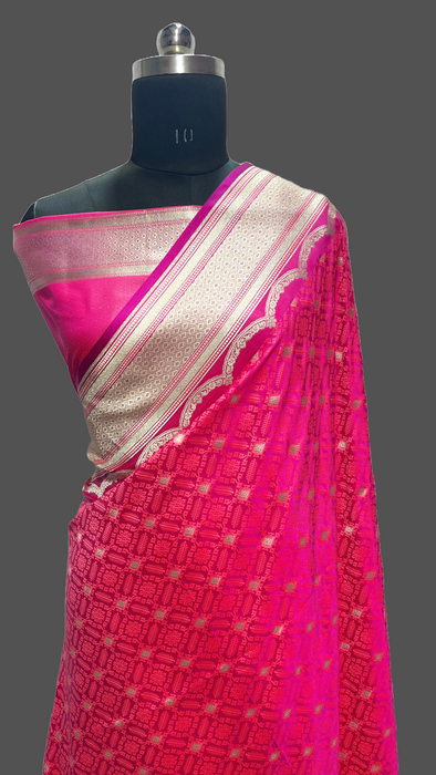 Banarasi mashru silk saree