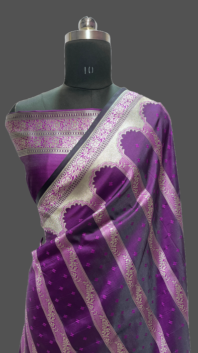 Banarasi mashru silk saree