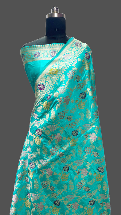 Pure Banarasi handloom katan silk saree