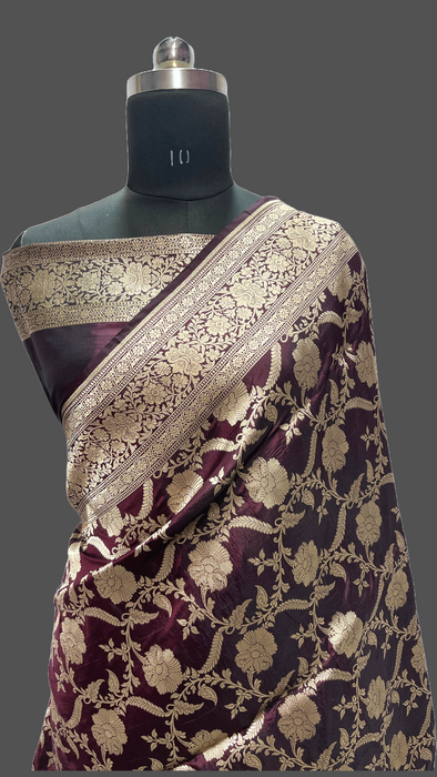 Pure Banarasi katan silk saree