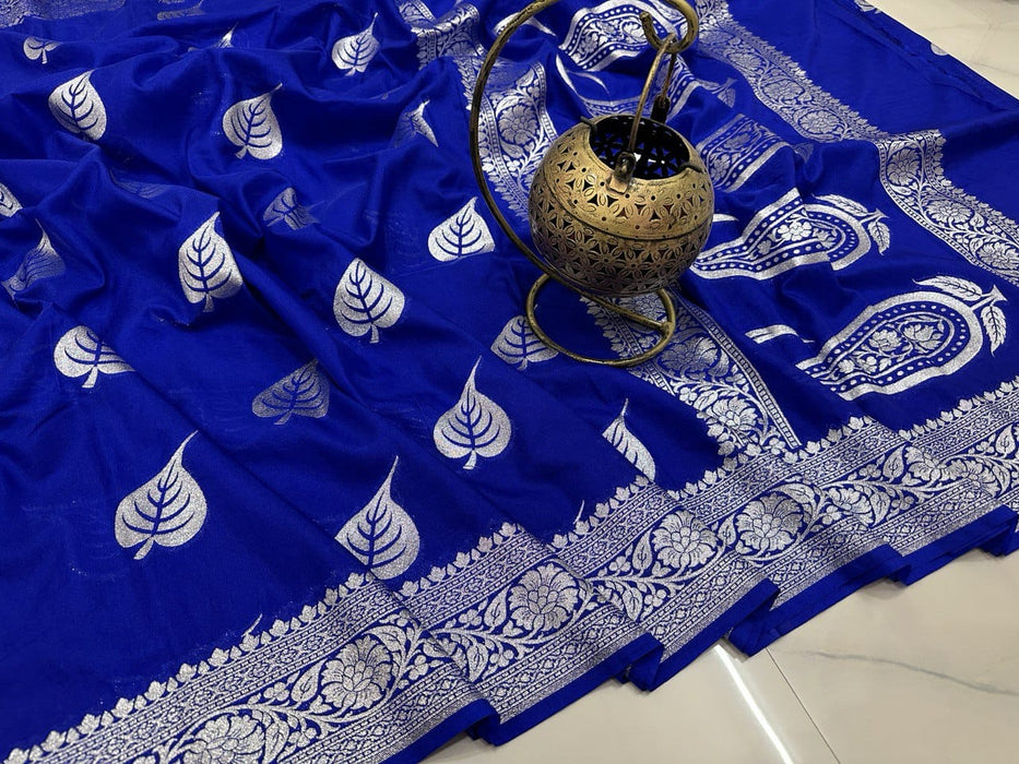 BANARASI SEMI GEORGGUTTE SAREE