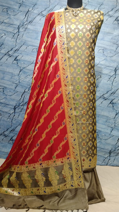 BANARASI SEMI SILK SUIT