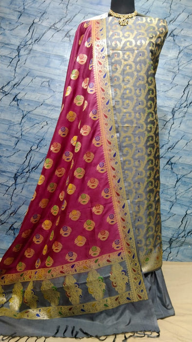 BANARASI SEMI KATAN SILK SUIT