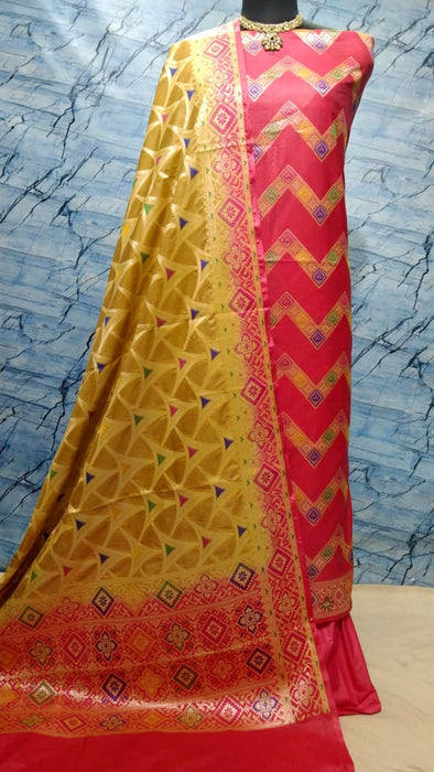 BANARASI SEMI KATAN SILK SUIT