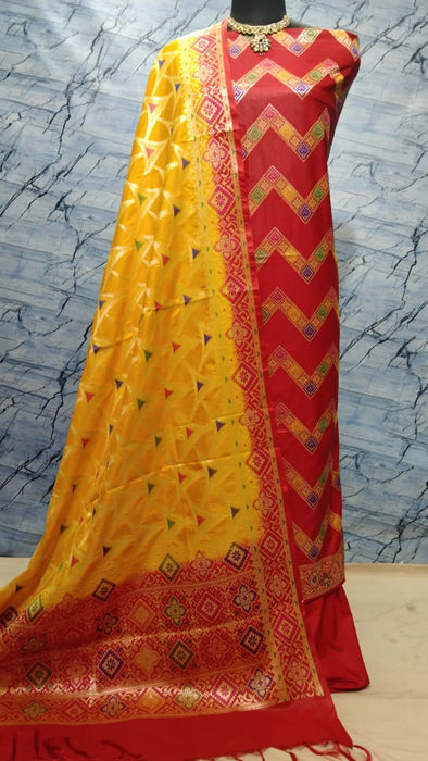 BANARASI SEMI KATAN SILK SUIT