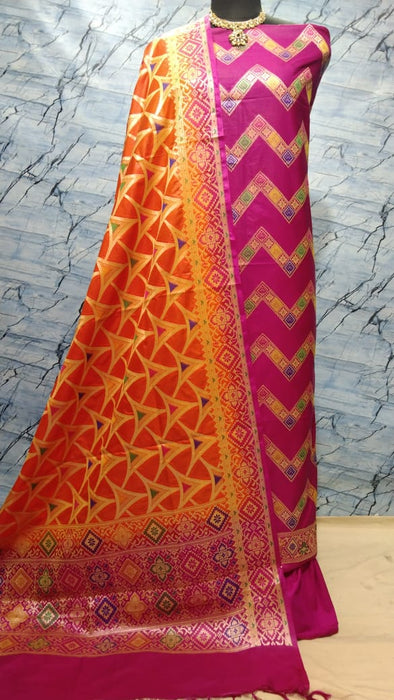 BANARASI SEMI KATAN SILK SUIT