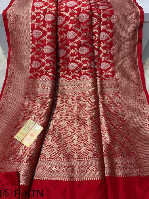 PURE BANARASI HANDLOOM KATAN SAREE