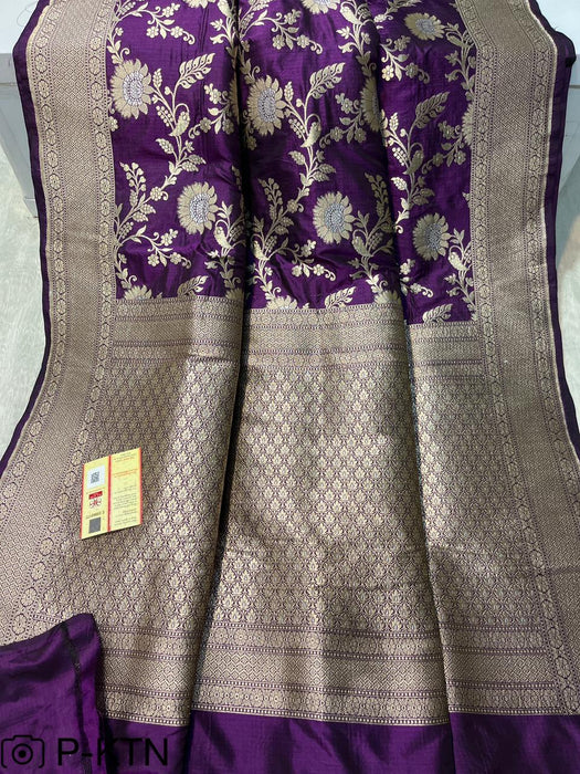 PURE BANARASI HANDLOOM KATAN SILK SAREE