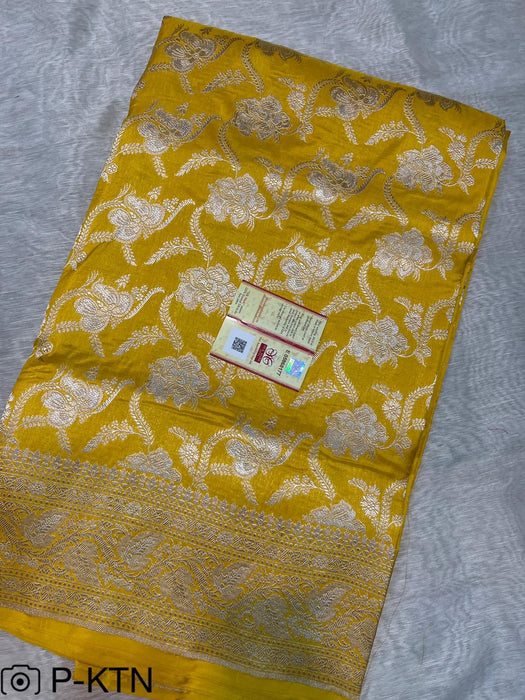 PURE BANARASI HANDLOOM KATAN SILK SAREE