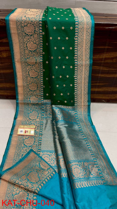 PURE BANARASI HANDLOOM KATAN SILK SAREE