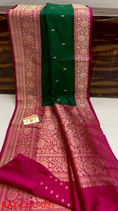 PURE BANARASI HANDLOOM KATAN SILK SAREE