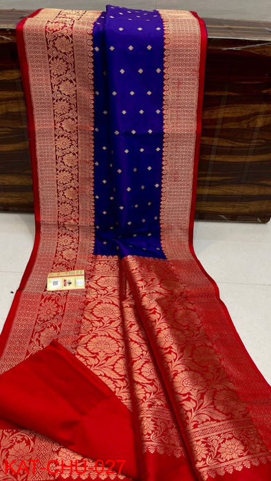 PURE BANARASI HANDLOOM KATAN SILK SAREE