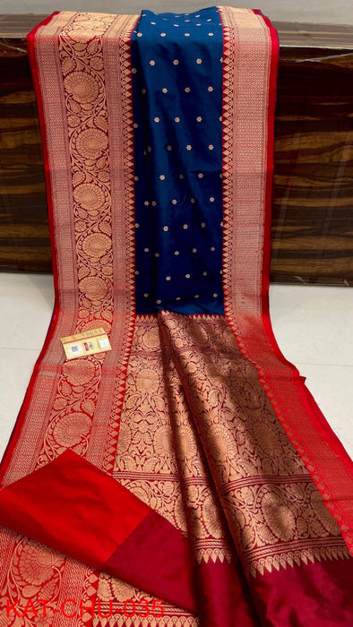 PURE BANARASI HANDLOOM KATAN SILK SAREE