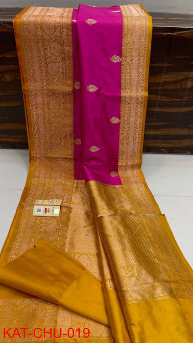 PURE BANARASI HANDLOOM KATAN SILK SAREE