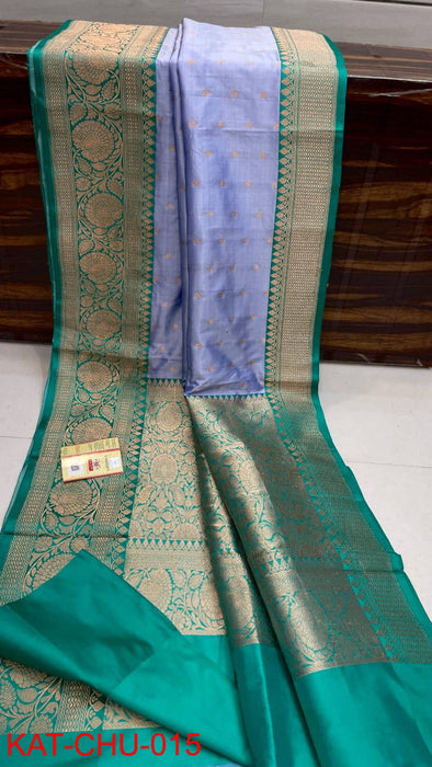 PURE BANARASI HNADLOOM KATAN SILK SAREE