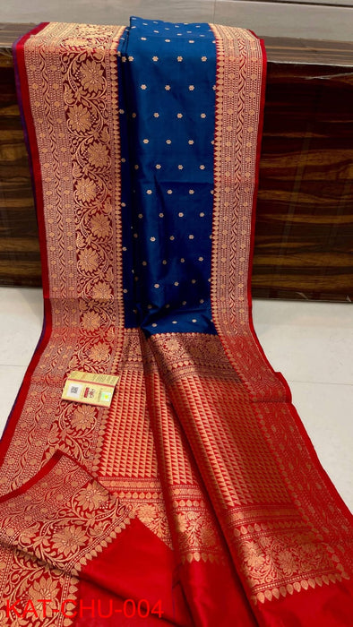 PURE BANARASI HANDLOOM KATAN SILK SAREE