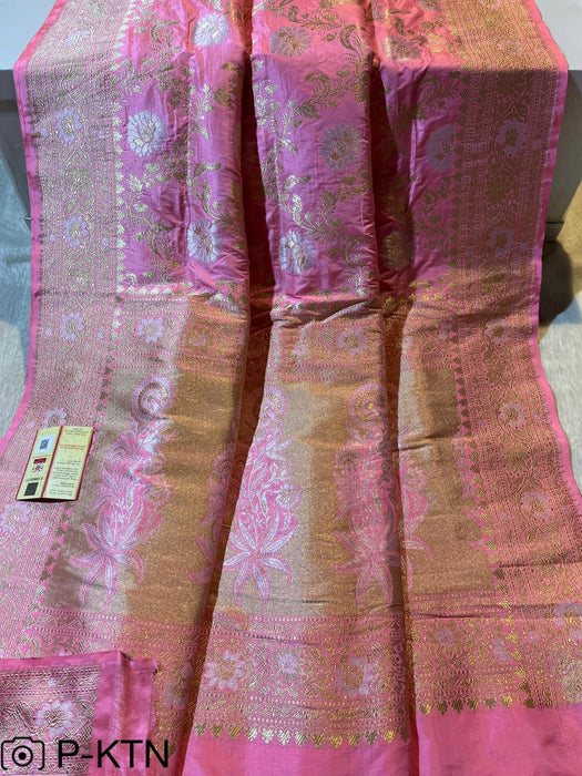 PURE BANARASI HANDLOOM KATAN SILK SAREE