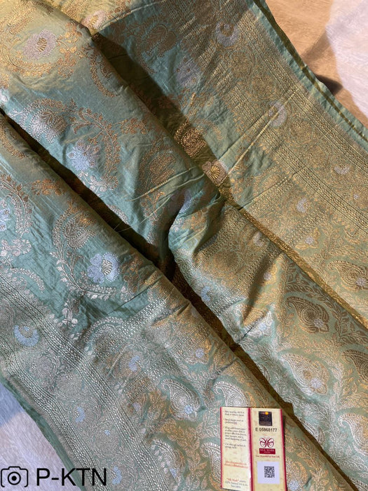 PURE BANARASI HANDLOOM KATAN SILK SAREE