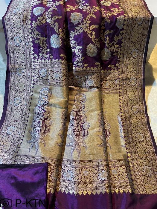 PURE BANARASI HANDLOOM KATAN SILK SAREE