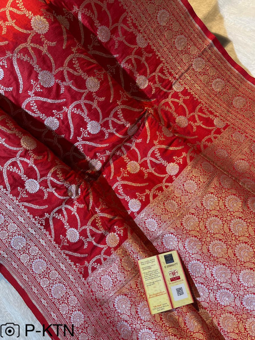 PURE BANARASI HANDLOOM KATAN SILK SAREE