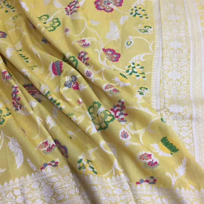 PURE BANARASI HANDLOOM TASSAR SAREE