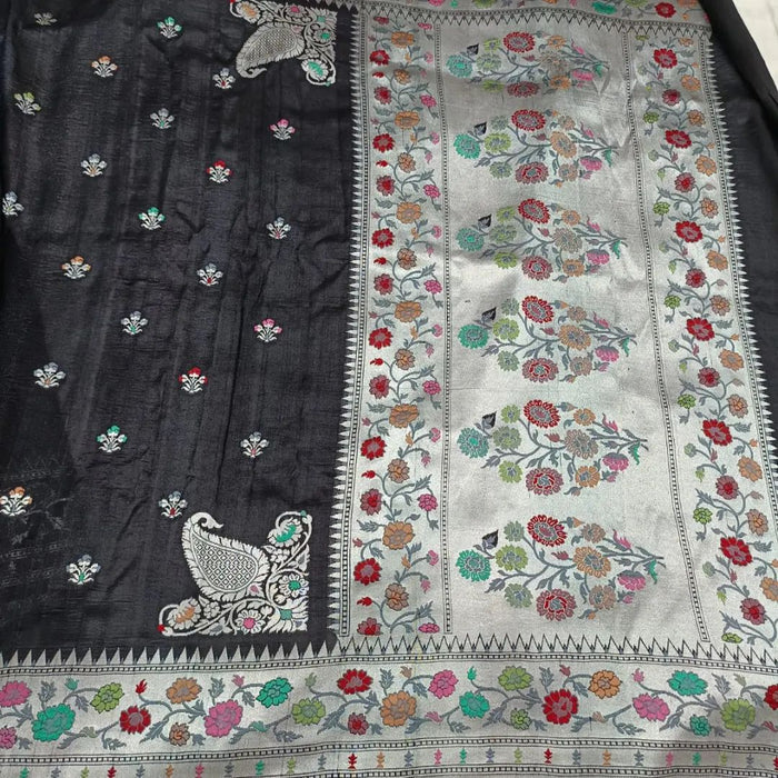 PURE BANARASI HANDLOOM TASSAR SAREE