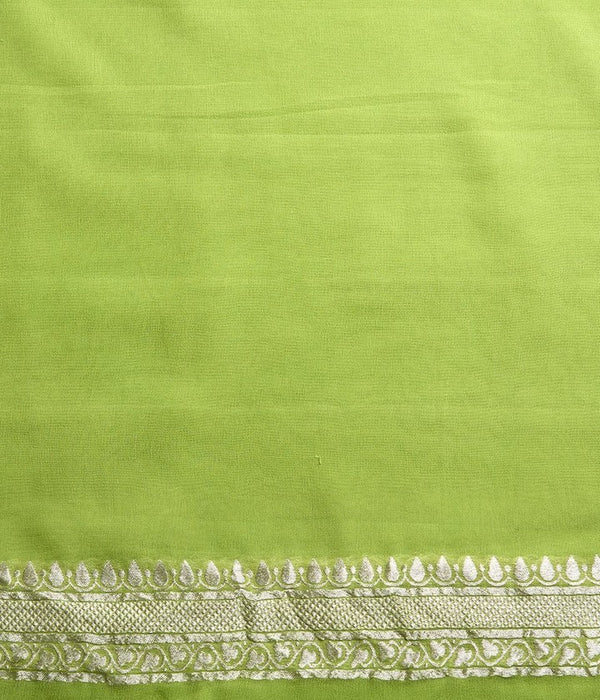 PURE BANARASI HANDLOOM KHADDI GEORGUTTE SAREE