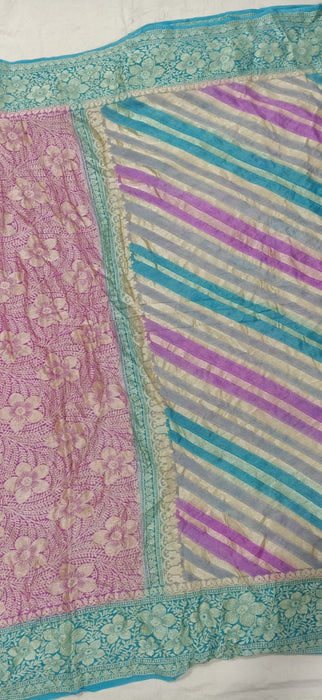 PURE BANARASI KHADDI CHIFFON SAREE