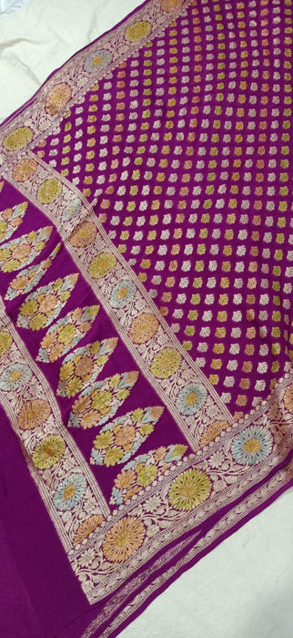 PURE BANARASI KHADDI CHIFFON