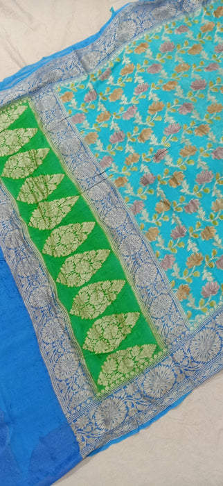 PURE BANARASI KHADDI CHIFFON