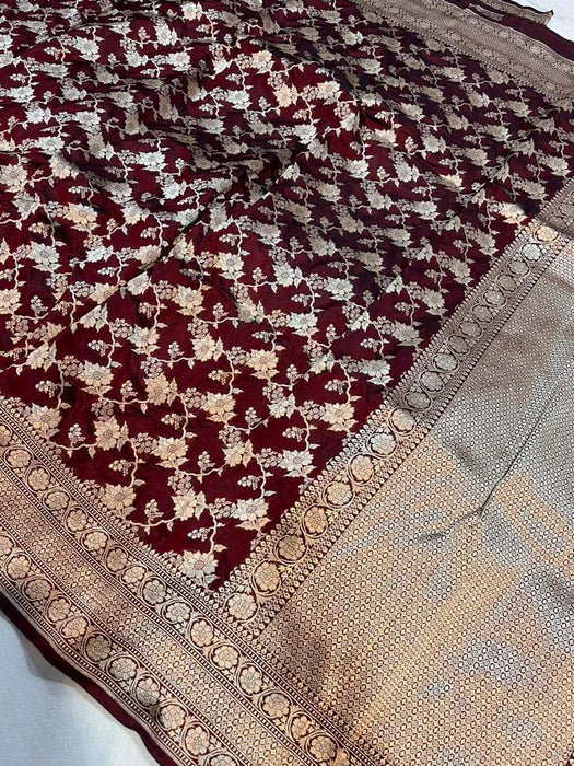 PURE BANARASI HANDLOOM KATAN SILK SAREE