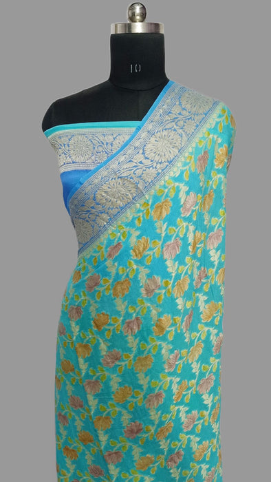 PURE BANARASI KHADDI CHIFFON