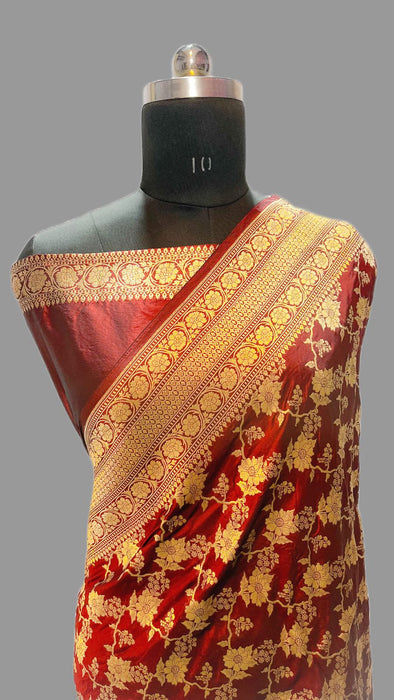 PURE BANARASI HANDLOOM KATAN SILK SAREE